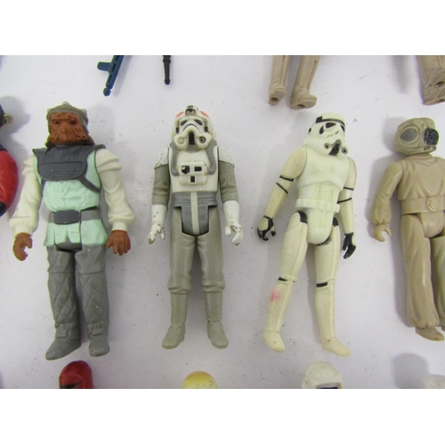 8089 - A collection of forty-eight loose and playworn vintage LFL / GMFGI Star Wars action figures to inclu... 