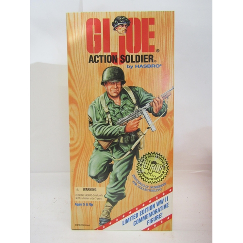 8253 - A boxed Hasbro GI Joe Action Soldier Limited Edition WWII Commemorative Figure no.071844