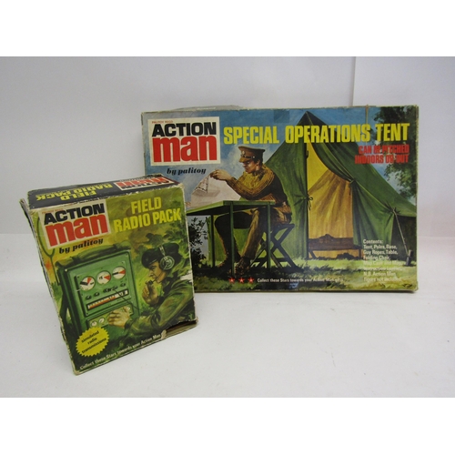 8254 - Two vintage boxed Palitoy Action Man accessories to include 34155 Field Radio Pack (tears and losses... 