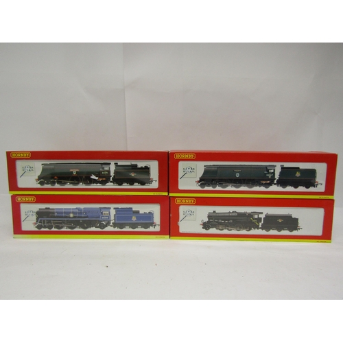 8543 - Four boxed Hornby (China) Super Detail 00 gauge locomotives to include R2282 BR 4-6-2 West Country C... 