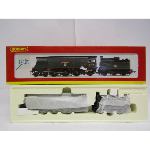 8543 - Four boxed Hornby (China) Super Detail 00 gauge locomotives to include R2282 BR 4-6-2 West Country C... 