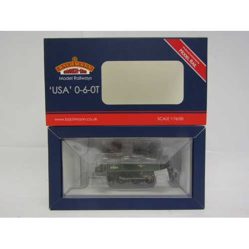 8547 - A boxed Bachmann Branch-Line DCC 00 gauge MR-104 USA Class 0-6-T 30064 BR Lined Green Late Crest loc... 