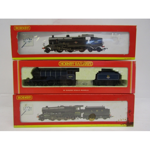 8550 - Three boxed Hornby (China) 00 gauge locomotives to include R2249 LMS 2-8-0 Class 8F Locomotive Weath... 