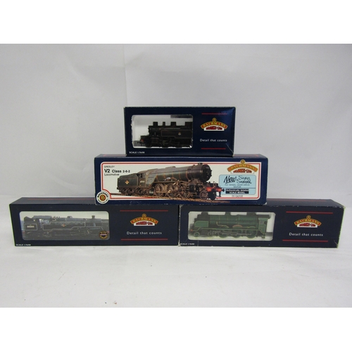 8552 - Four boxed Bachmann Branch-Line 00 gauge locomotives to include 32-354 Standard Class 4MT Tank 80002... 