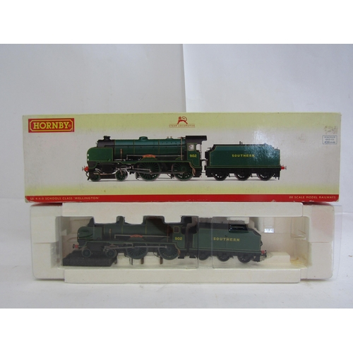 8556 - Two boxed Hornby (China) 00 gauge DCC ready locomotives to include R2745 SR 4-4-0 Schools Class 'Wel... 