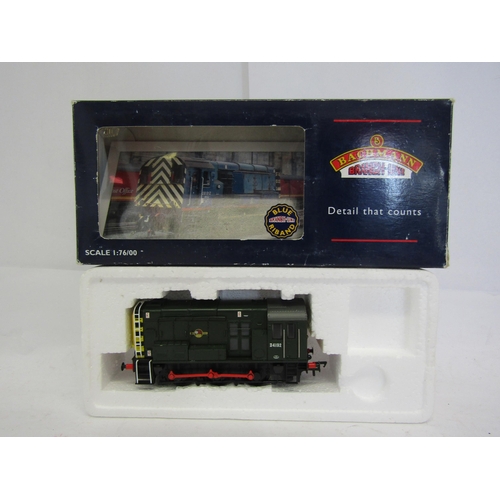 8564 - Three boxed Bachmann Branch-Line 00 gauge locomotives to include 32-101B 08 Diesel Shunter BR Green ... 