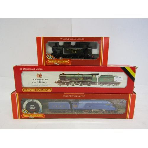 8523 - Three boxed Hornby 00 gauge locomotives to include R261 SR Class E2 0-6-0 Tank, R372 LNER Class A4 L... 