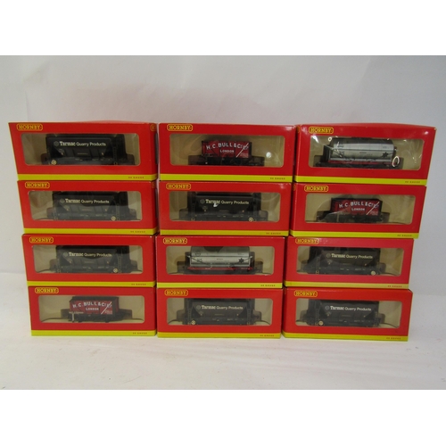 8566 - Twelve boxed Hornby (China) 00 gauge model railway goods wagons (12)