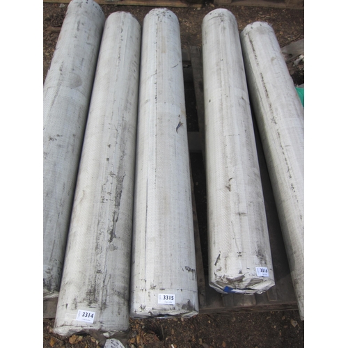 3349 - An 80m roll of plastic sheeting