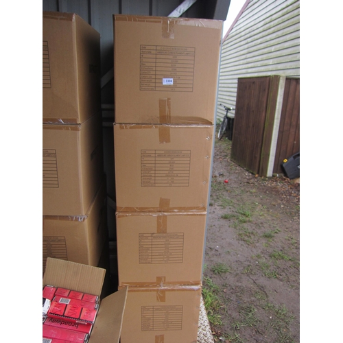 3304 - Four boxes of 24 boxed new old stock Amberglow light bulbs