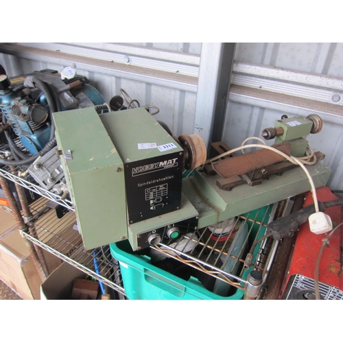 3311 - A Hobbymat Variant Spindeldrehzahlen lathe.  DTI Failure: Please see information pages