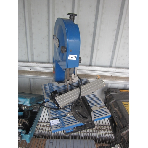 3316 - A Draper two wheel band saw.  DTI Failure: Please see information pages