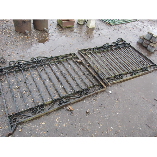 3442 - A pair of wrought iron gates    (R) £40