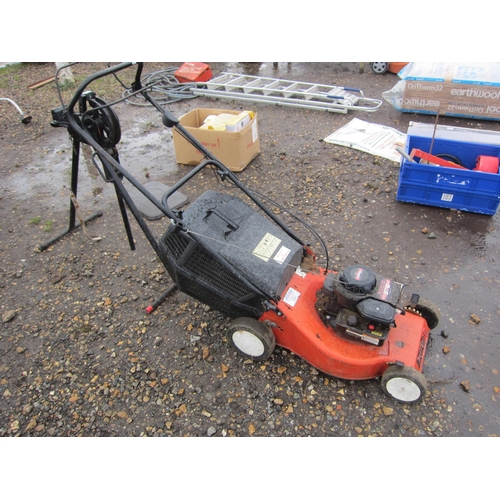 3456 - A Champion mower with collector         (E) £10-20