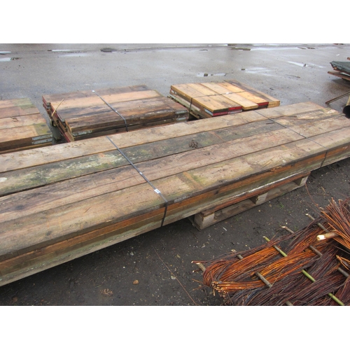 3529 - A pallet of scaffold boards, approx. 13'