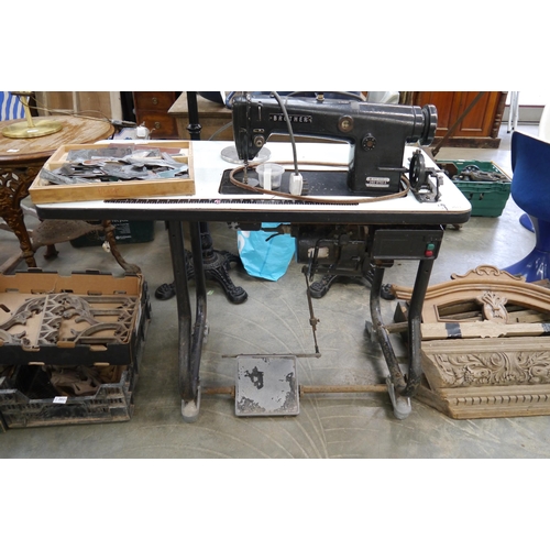 3353A - An Industrial Brother sewing machine-DB2 B755-3 on table