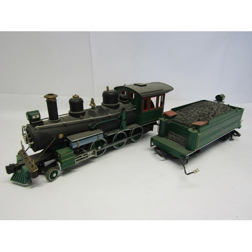 8588 - A Bachmann G Scale 4-6-6 locomotive and tender in green Atchison Topeka & Santa Fe livery