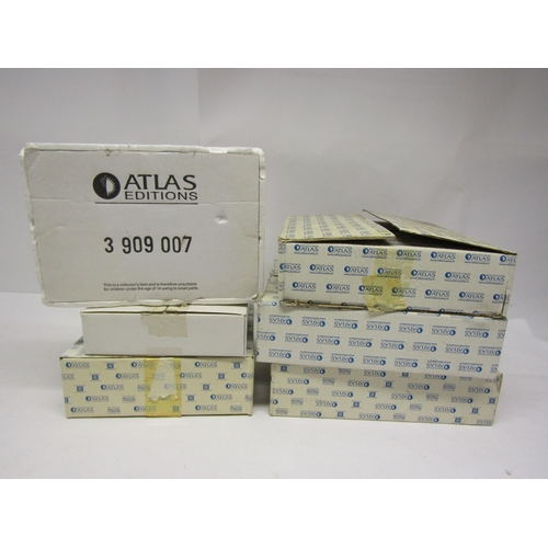 8439 - Six boxed or part boxed Atlas Editions diecast model military aircraft to include #'s 3909301, 39090... 