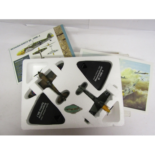 8439 - Six boxed or part boxed Atlas Editions diecast model military aircraft to include #'s 3909301, 39090... 