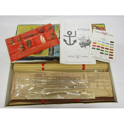 8446 - Six model boat kits to include Sterling Models including 'Yacht America', Osborn Model Kits 'Mirror ... 