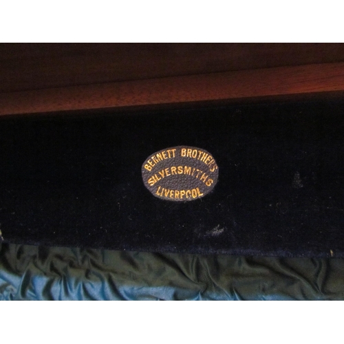 4062 - A Bennett Brothers, Liverpool, cutlery case, no contents