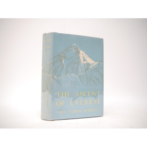 9040 - John Hunt: 'The Ascent of Everest', London, Hodder & Stoughton, 1953, 1st edition, signed by the aut... 