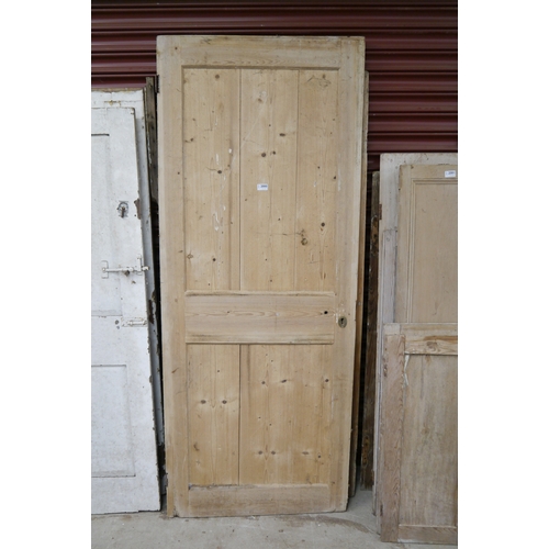 2080 - Two Georgian stripped pine doors