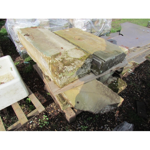 5094 - Six large reclaimed stone steps