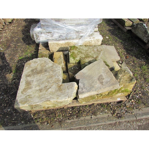 5164 - A pallet of mixed reclaimed stone