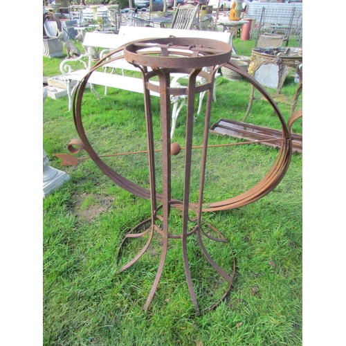 5221 - A strap metal large armillary sphere   (R)  £100