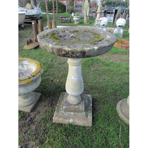 5232 - A composition birdbath, 28