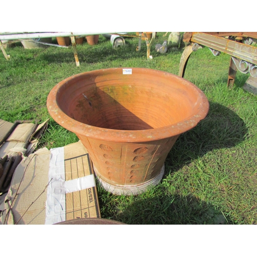 5283 - A flared terracotta planter, 20