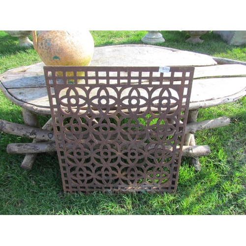 5331 - A cast iron decorative grid, 22