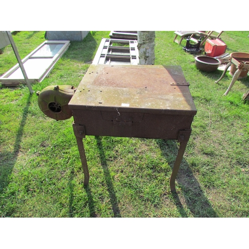 5343 - A portable forge with blower and tools