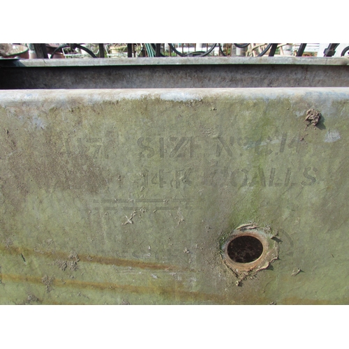 5405 - A riveted galvanised tank, 47