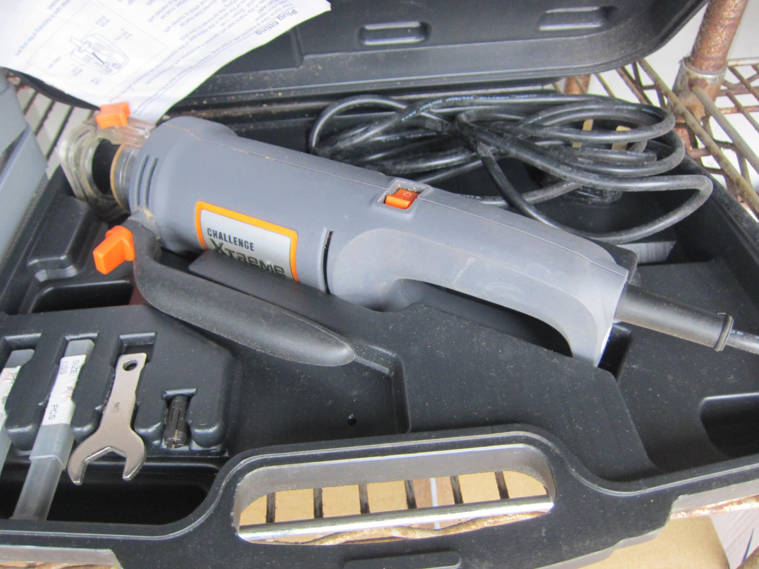 A Challenge Xtreme spiral saw and 1020w router. DTI Failure: Please see ...