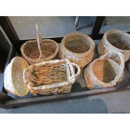 1131 - A collection of wicker baskets