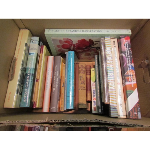 1144 - Two boxes of mixed books mostly about illustrations