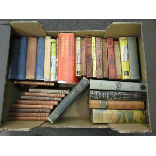 1166 - A box of miscellaneous volumes to include The Works of Lewis Carroll