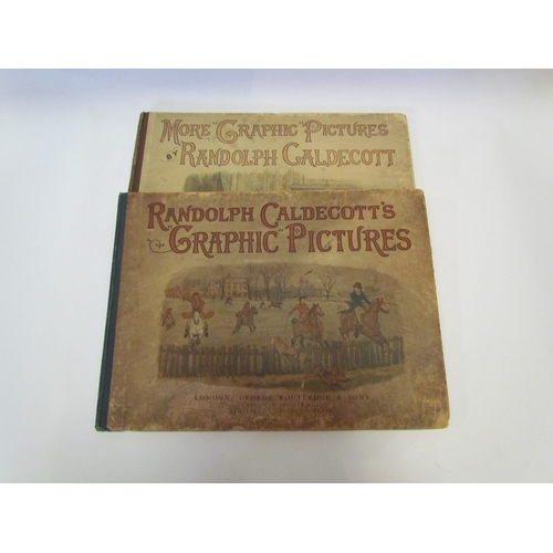 1190 - 'Randolph Caldecott's Graphic Pictures', 1883, and 'More Graphic Pictures by Randolph Caldecott', 18... 