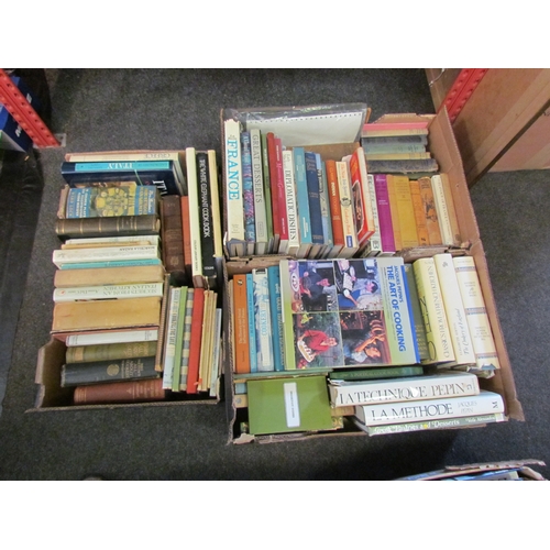 1236 - (Gastronomy, Cookery, Culinary) Three boxes of assorted cookery books including Mrs Beeton, Maura La... 