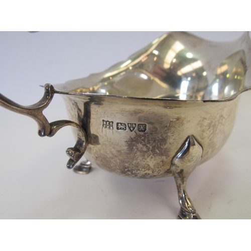 1289 - A silver sauce boat, Chester 1910, Barker Brothers, mark registered 1907