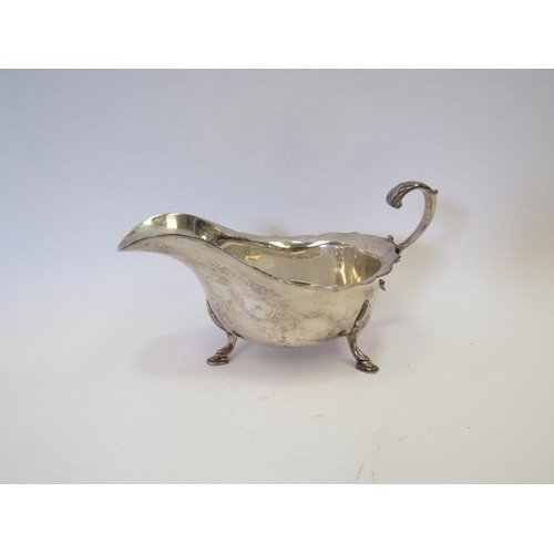 1289 - A silver sauce boat, Chester 1910, Barker Brothers, mark registered 1907