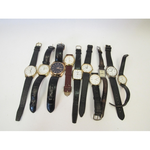 1348 - Mostly gents wristwatches including makers such as Sekonda, Timex, Royal London, Accurist (10)