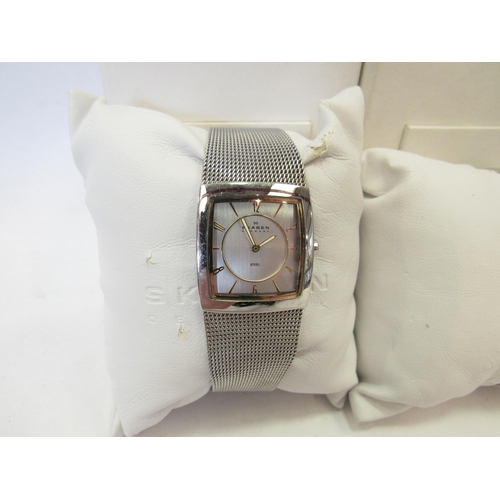 1354 - Two Skagen Denmark lady's watches