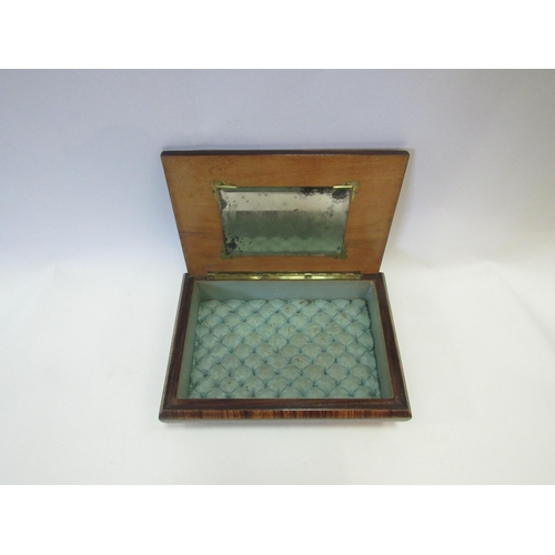 1256 - A folding wall bracket and jewellery box with cushioned interior (2)