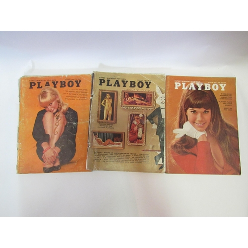 1270 - Ten vintage Playboy magazines, eight 1970's and two 1960's