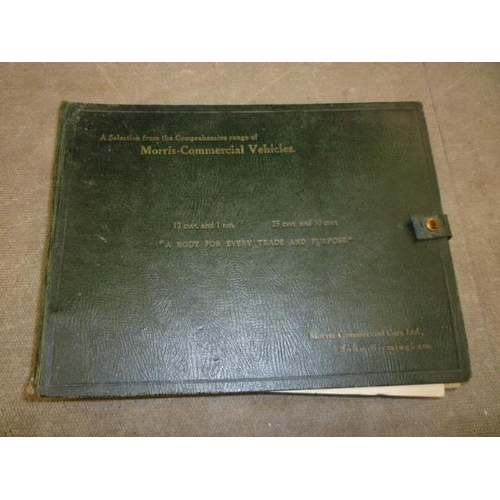 6084 - Morris - Commercial Cars Ltd., Soho, Birmingham, commercial sales persons catalogue circa 1926 conta... 