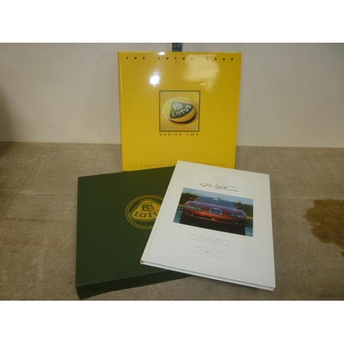 6094 - The Complete History of Lotus Cars Series Two No. 759/1000 signed by the author William Taylor, alon... 