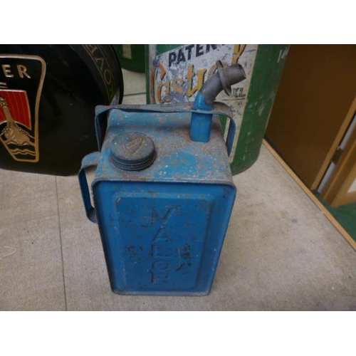 6131 - A Vintage Valor Esso Blue oil can